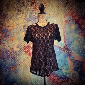 Nicole Miller Artelier Lace Top